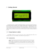 Preview for 5 page of Matrix Orbital LK204-25-USB Technical Manual