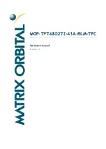 Matrix Orbital MOP-TFT480272-43A-BLM-TPC Hardware Manual предпросмотр