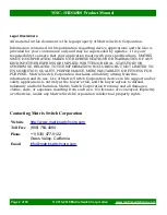 Preview for 2 page of Matrix Switch Corporation MSC-1HD1608S Product Manual