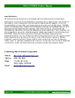 Preview for 2 page of Matrix Switch Corporation MSC-CP59X59E Product Manual