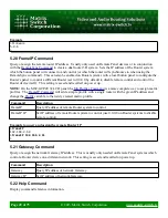 Предварительный просмотр 49 страницы Matrix Switch Corporation MSC-GCP2U32 Product Manual