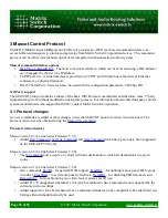 Preview for 22 page of Matrix Switch Corporation MSC-HD88L Product Manual