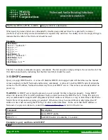 Preview for 29 page of Matrix Switch Corporation MSC-HD88L Product Manual