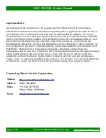 Preview for 2 page of Matrix Switch Corporation MSC-XD3232L Product Manual