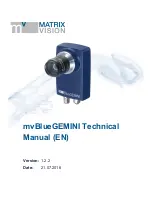 Matrix Vision mvBlueGEMINI Technical Manual предпросмотр