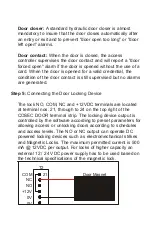 Preview for 12 page of Matrix Cosec Door Quick Start Manual