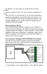 Preview for 14 page of Matrix Cosec Door Quick Start Manual