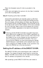 Preview for 24 page of Matrix Cosec Door Quick Start Manual