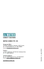 Preview for 32 page of Matrix Cosec Door Quick Start Manual