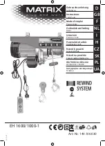 Matrix EH 1600/1000-1 Instructions Manual preview