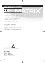 Preview for 22 page of Matrix EH 1600/1000-1 Instructions Manual