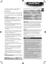 Preview for 27 page of Matrix EH 1600/1000-1 Instructions Manual