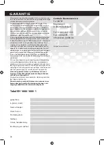 Preview for 28 page of Matrix EH 1600/1000-1 Instructions Manual