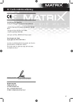 Preview for 29 page of Matrix EH 1600/1000-1 Instructions Manual