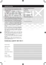 Preview for 42 page of Matrix EH 1600/1000-1 Instructions Manual