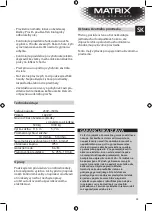 Preview for 55 page of Matrix EH 1600/1000-1 Instructions Manual