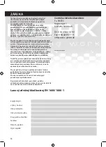 Preview for 56 page of Matrix EH 1600/1000-1 Instructions Manual