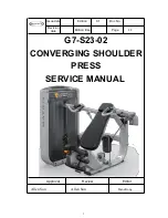 Preview for 1 page of Matrix G7-S23-02 Service Manual