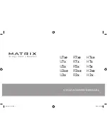 Предварительный просмотр 1 страницы Matrix H3x Owner'S Manual