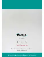 Preview for 24 page of Matrix MFU801 Manual For Installation, Use And Maintenance