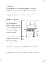 Preview for 21 page of Matrix MR111SS Manual For Installation, Use And Maintenance