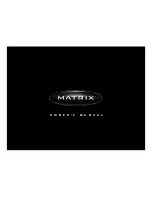 Matrix MX-T4 Owner'S Manual preview