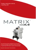 Matrix OmniFlow 330 Product Instruction Manual preview