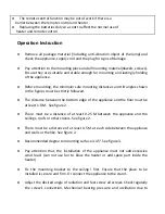 Preview for 4 page of Matrix PV009-200KB Safety Instructions And Operation Manual