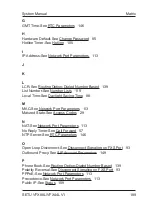 Preview for 189 page of Matrix SETU VFX44L System Manual