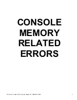 Preview for 7 page of Matrix T3x Error Code List