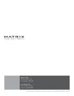 Preview for 40 page of Matrix VS-S74 Owner'S Manual