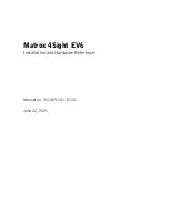 Matrox 4Sight EV6 Installation And Hardware Reference preview