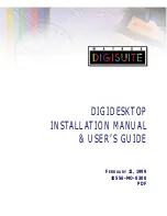 Предварительный просмотр 1 страницы Matrox Digidesktop Installation Manual And User'S Manual