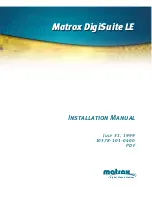 Matrox DigiSuite LE Installation Manual preview