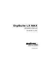 Предварительный просмотр 1 страницы Matrox DigiSuite LX MAX User & Installation Manual