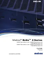 Preview for 1 page of Matrox Extio 3 Series User Manual