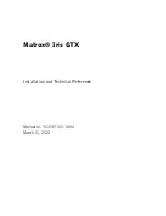 Preview for 1 page of Matrox Iris GTX Series Installation And Technical Reference