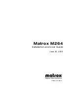 Matrox M264 Installation And User Manual preview