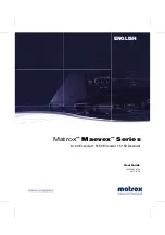 Предварительный просмотр 1 страницы Matrox Maevex 5150 User Manual