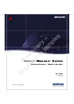 Preview for 1 page of Matrox maevex series Manual