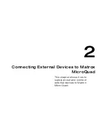 Preview for 7 page of Matrox MicroQuad User Manual