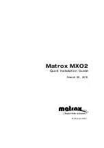 Предварительный просмотр 1 страницы Matrox MXO2 Mini Quick Installation Manual