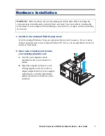 Предварительный просмотр 7 страницы Matrox Productiva G100 User Manual