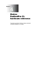 Preview for 27 page of Matrox RadientPro CL Installation And Hardware Reference