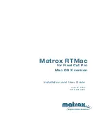 Preview for 1 page of Matrox RTMac Installation And User Manual