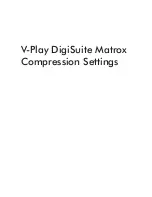 Preview for 1 page of Matrox V-Play DigiSuite Manual