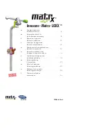 Matrx Invacare LOXX Installation Manual preview