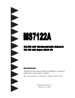 MATSONIC MS7122A Manual предпросмотр