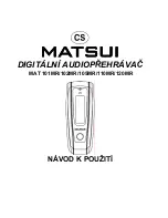 Предварительный просмотр 24 страницы Matsui 120MR Instruction Manual