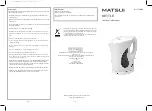 Matsui M17JKW09 Instruction Manual preview